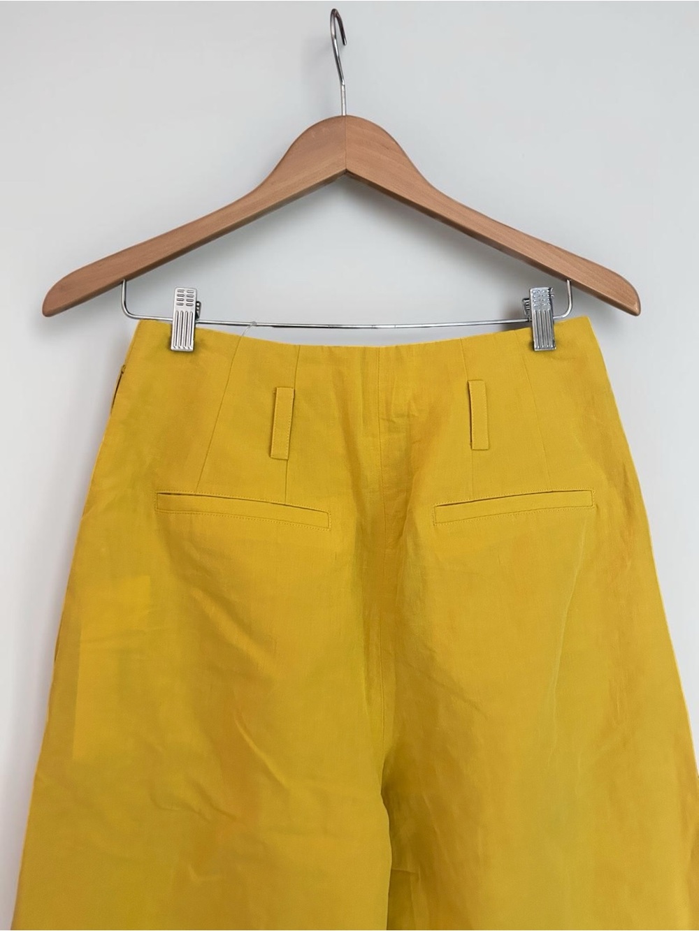 Ulla Johnson Pascale Sunsprite Cotton Linen Wide Leg Pants Sz 4 Runway 2023 - Picture 7 of 10